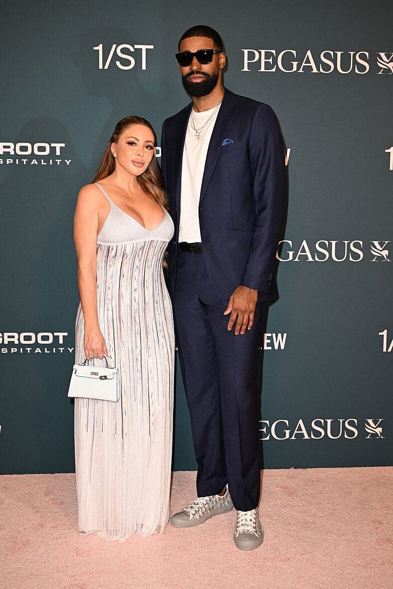 Larsa Pippen and Scotty at 2026 Pegasus World Cup