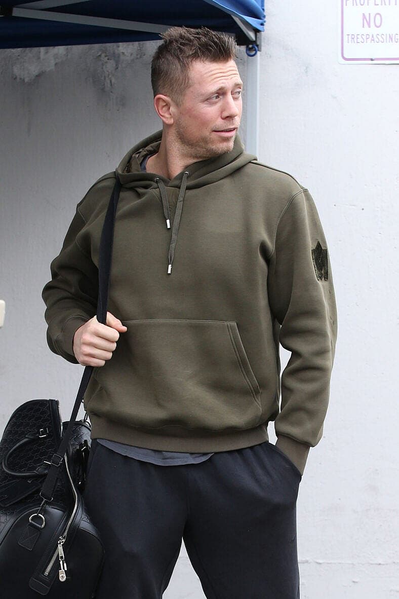 The Miz seen heading out on Saturday