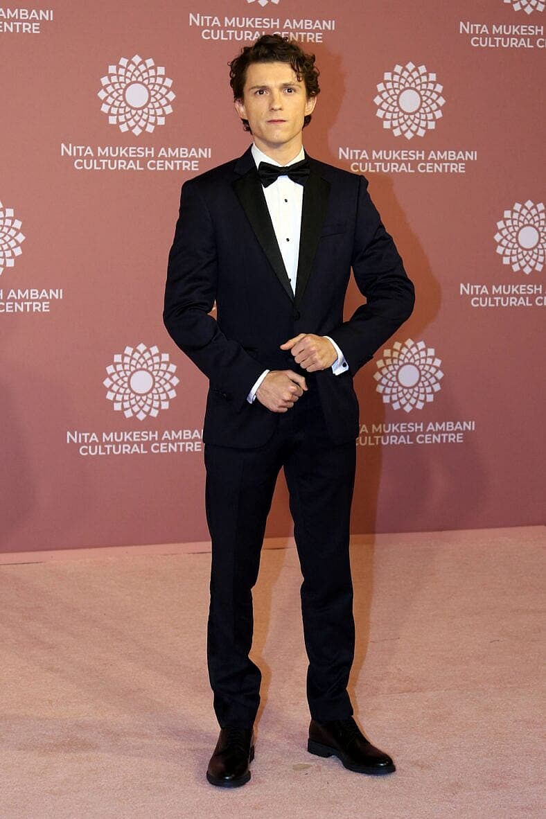 Actor Tom Holland attends the NMACC Gala in Mumba