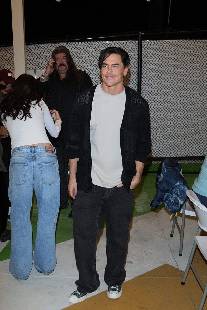 Tom Sandoval outside Hope The Mission in Woodland Hills