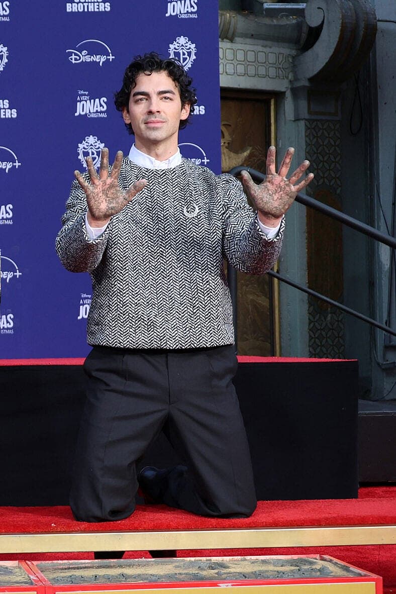 Ceremony Honoring Jonas Brothers With Hand And Foot Prints