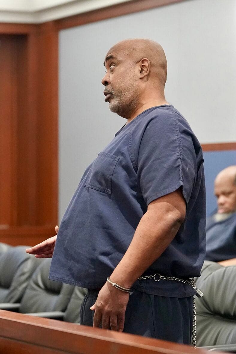 Duane ‘Keefe D.’ Davis appears at the 9th District Court in Las Vegas, Nevada, for a hearing on August 27, 2024. .