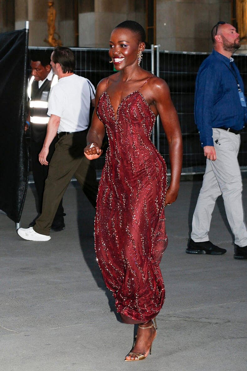 Lupita Nyong'o is seen attending the photo call of The Odyssey in Paris
