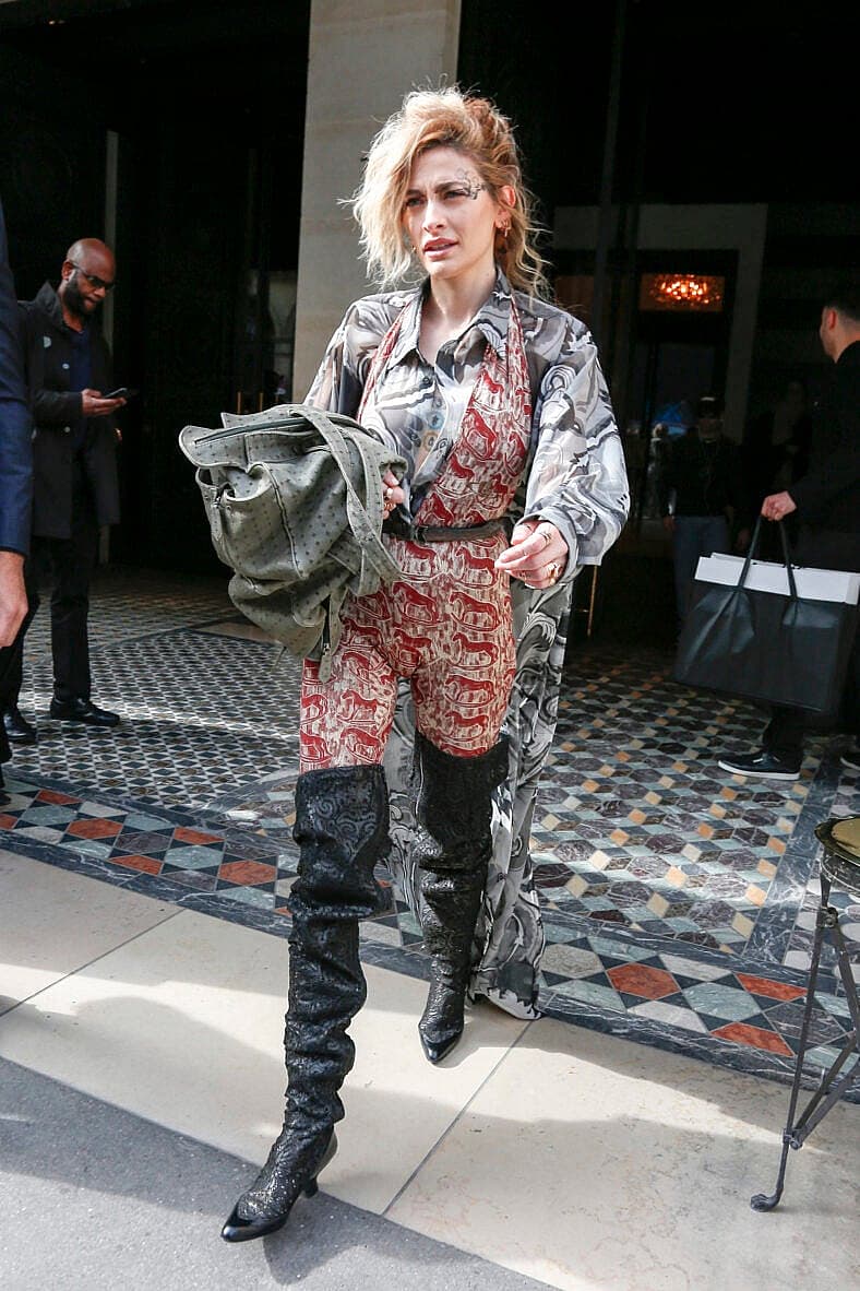 Paris Jackson leaving her hotel during Paris Fashion Week