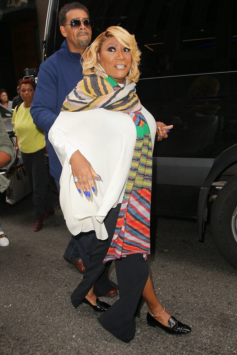 Patti LaBelle seen leaving the Sirius radio in NYC