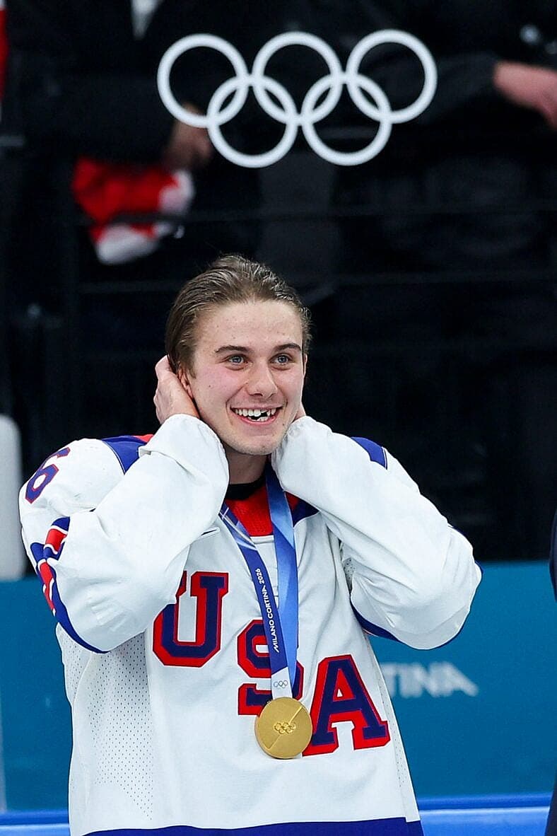 Jack Hughes at the Olympics