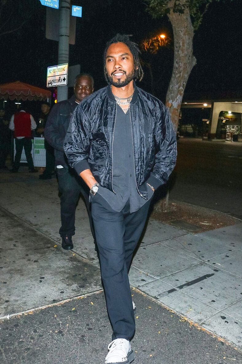 Miguel outside Delilah Nightclub in West Hollywood