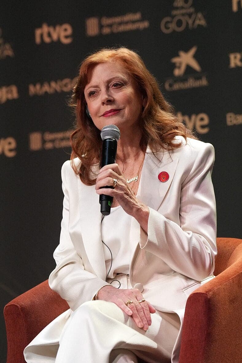 Susan Sarandon's press conference in Barcelona