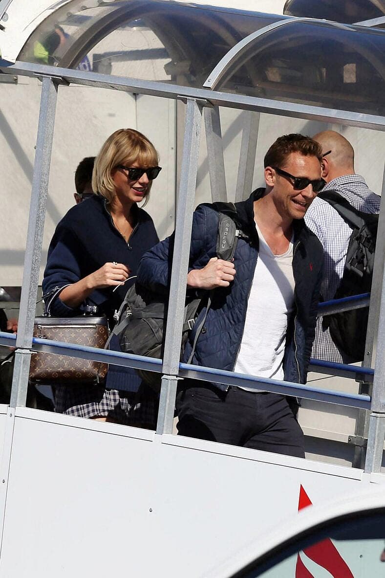 Taylor Swift and Tom Hiddleston arrive at the Gold Coast Airport Together