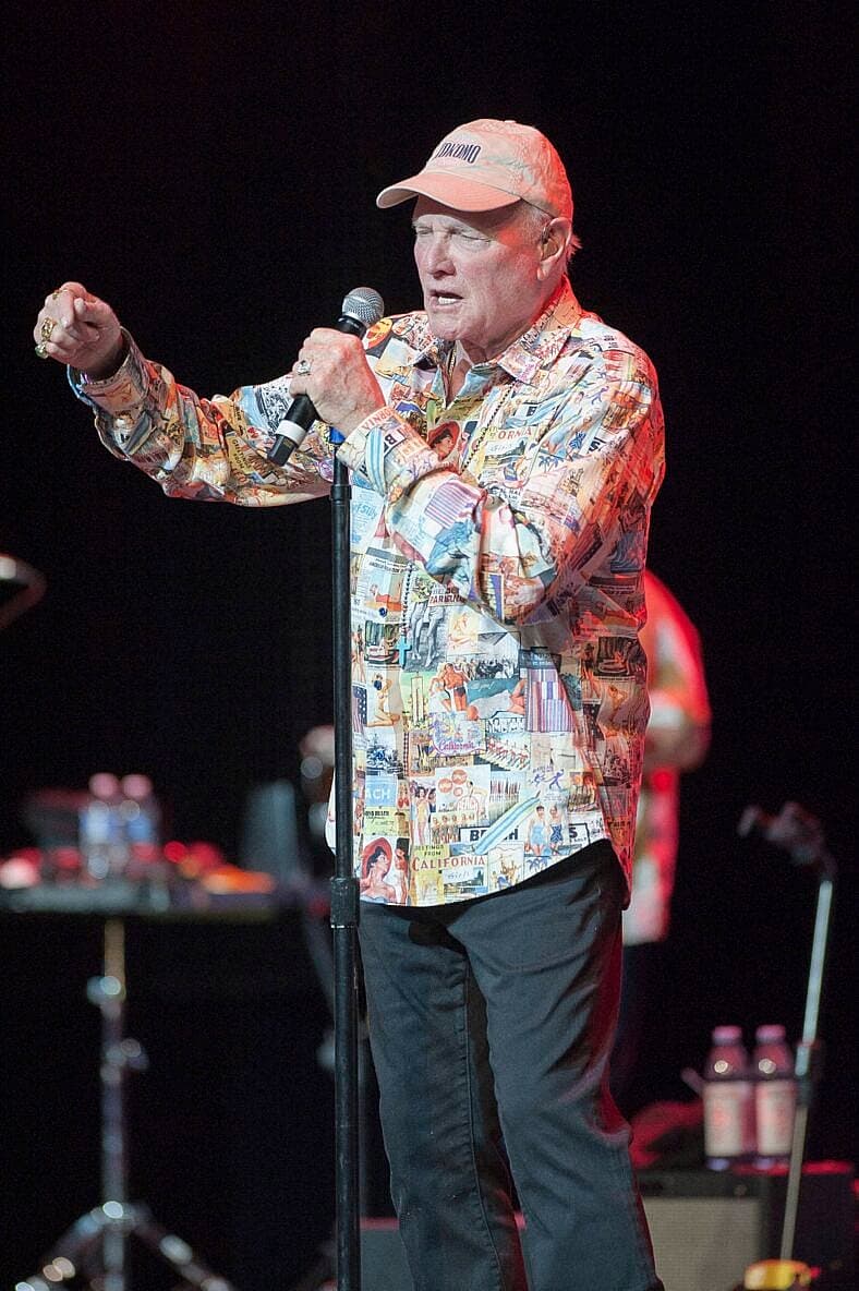 Mike Love playing with The Beach Boys