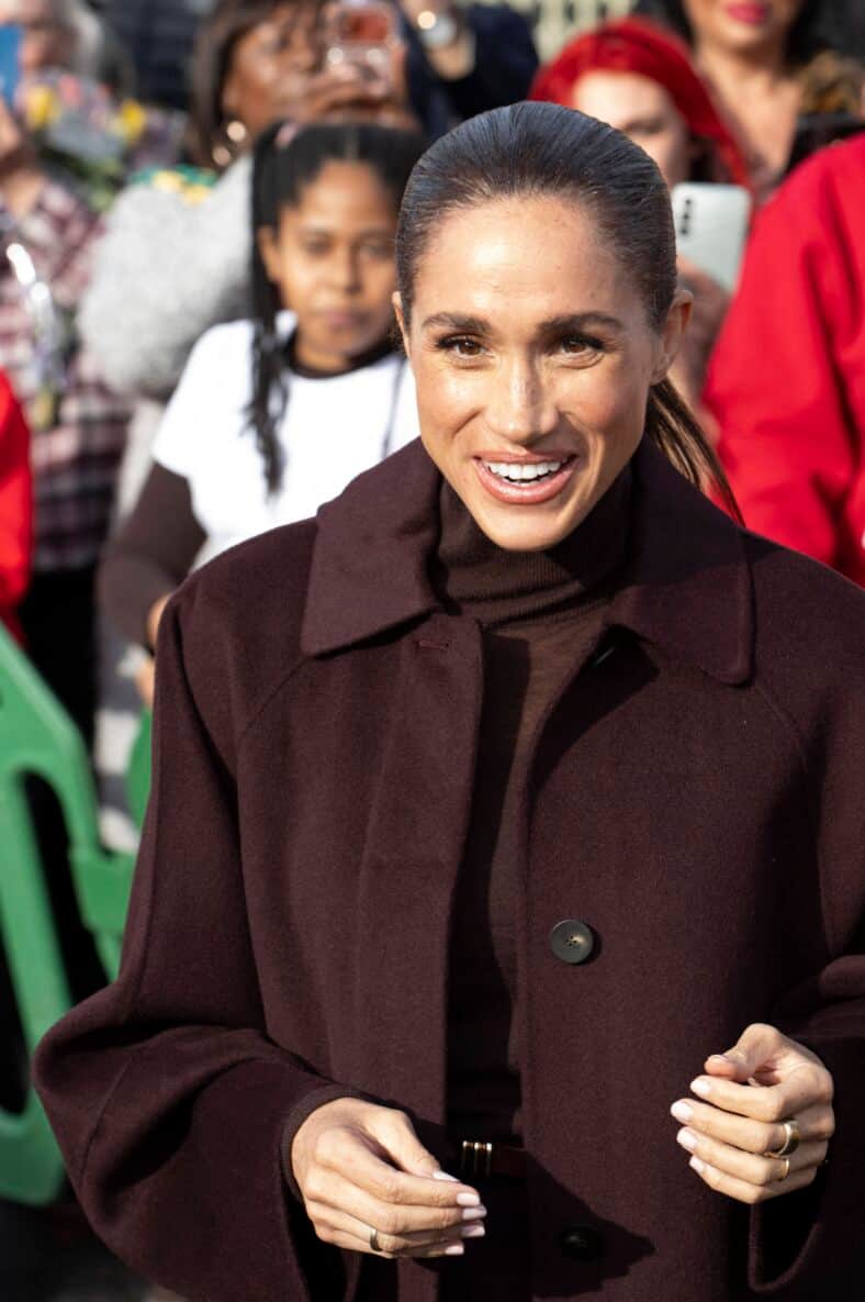 Meghan and Harry appeared to have taken off from when they left, in their first public appearance together since they have returned to the UK
