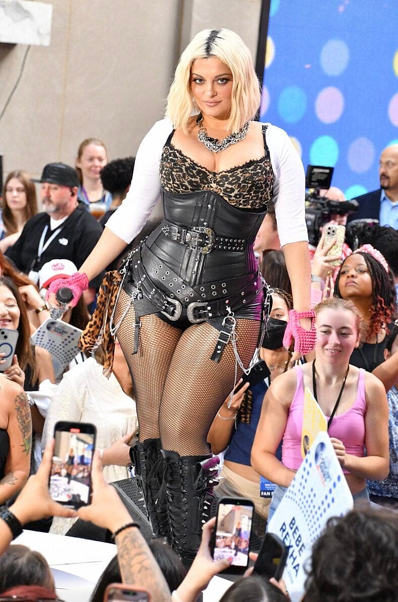 Bebe Rexha performs on NBC’s Today Citi Concert Series