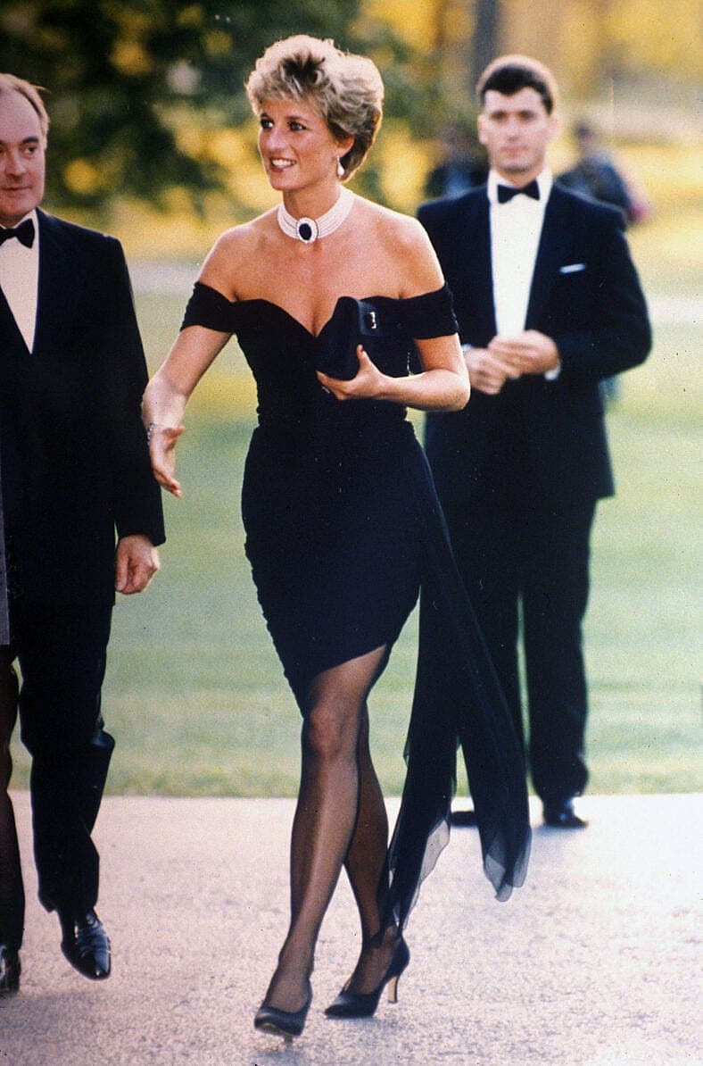 Princess Diana during a visit to the Serpentine Gallery in 1994.