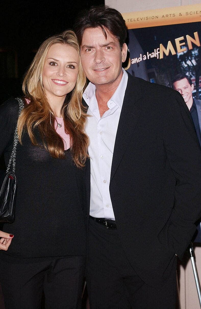 Charlie Sheen and Brooke Mueller