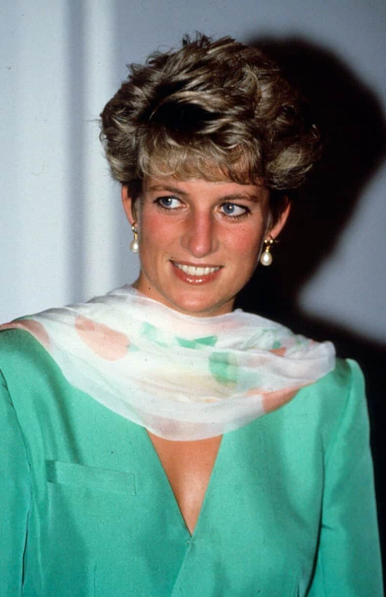 Diana Princess of Wales smiles during her visit to PakistanLahore, Pakistan - October 1991Credit: Anwar Hussein  Newscom/(Mega Agency TagID: wennphotos414008.jpg) [Photo via Mega Agency]