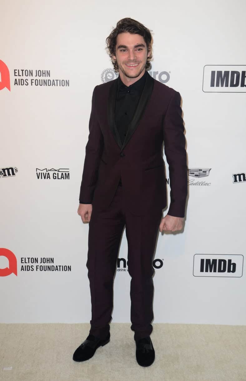 RJ Mitte's Final Texts Expose a Long Hollywood Struggle 50 RJ Mitte at The Elton John AIDS Foundation Academy Awards Viewing Party