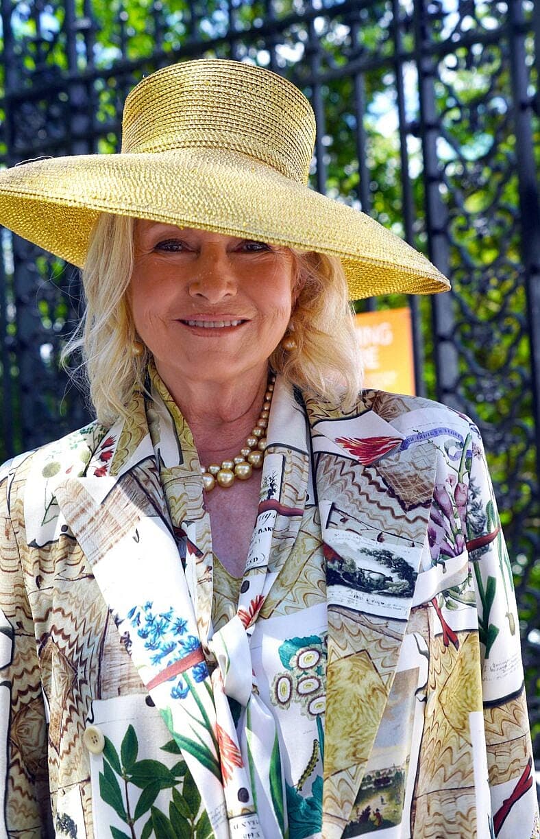Martha Stewart at The Central Park Conservancy Frederick Law Olmstead Awards Hats Luncheon-NYC