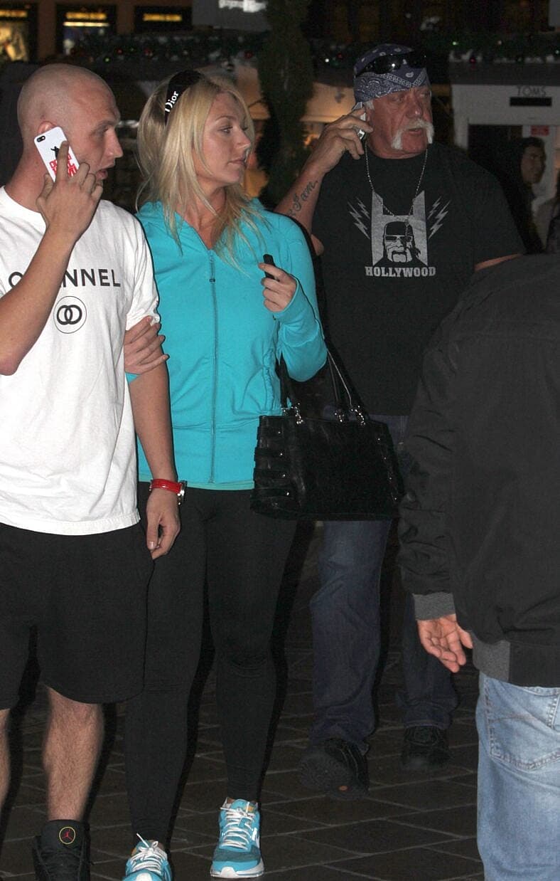 Hulk Hogan and his children Go To The Movies