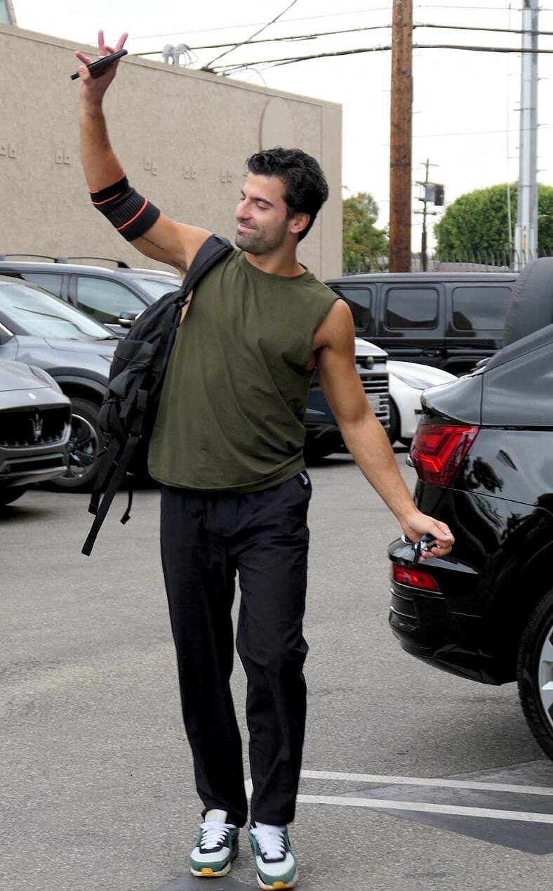 Jan Ravnik is seen arriving at the 'Dancing With The Stars' rehearsals