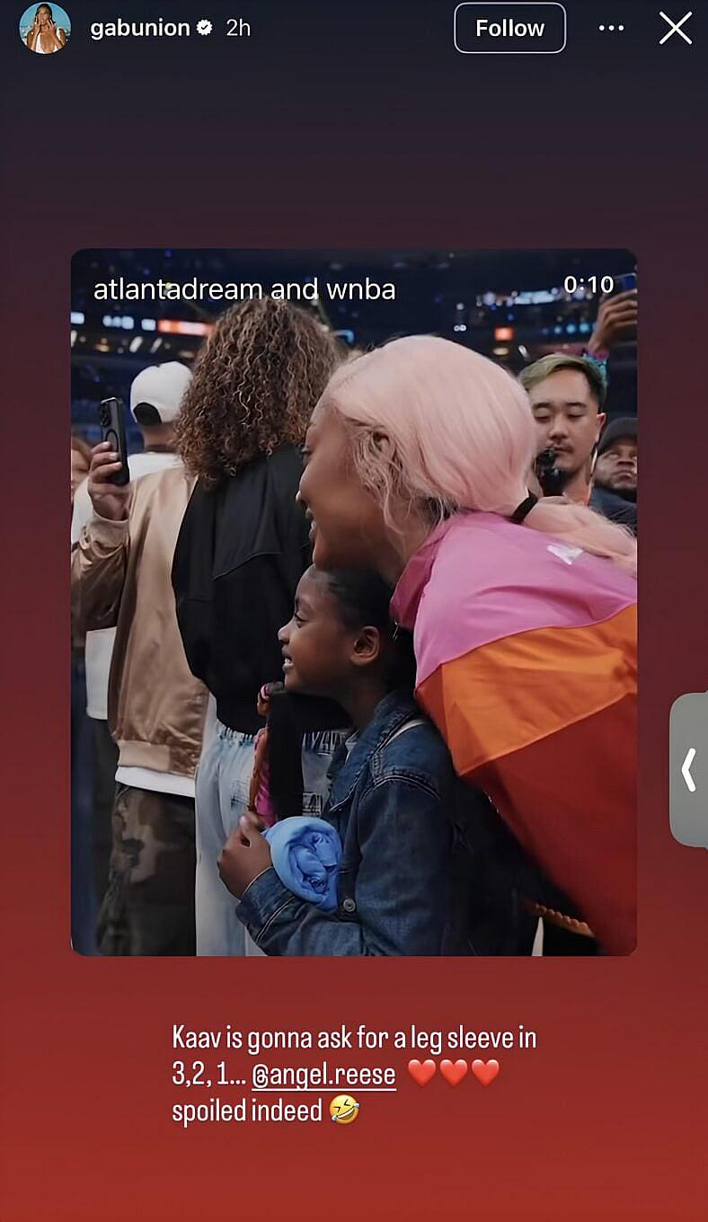 Gabrielle Union Praises Angel Reese During WNBA All-Star Weekend 1 Angel Reese, Gabrielle Union
