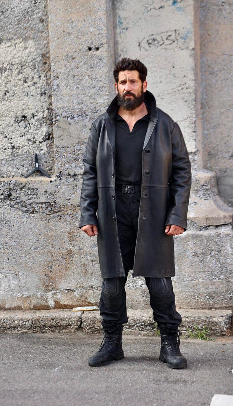 Jon Bernthal on the set of The Punisher