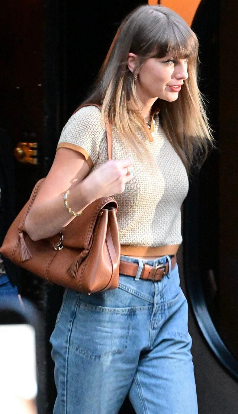 Taylor Swift Departs Electric Lady Studios in Greenwich Village