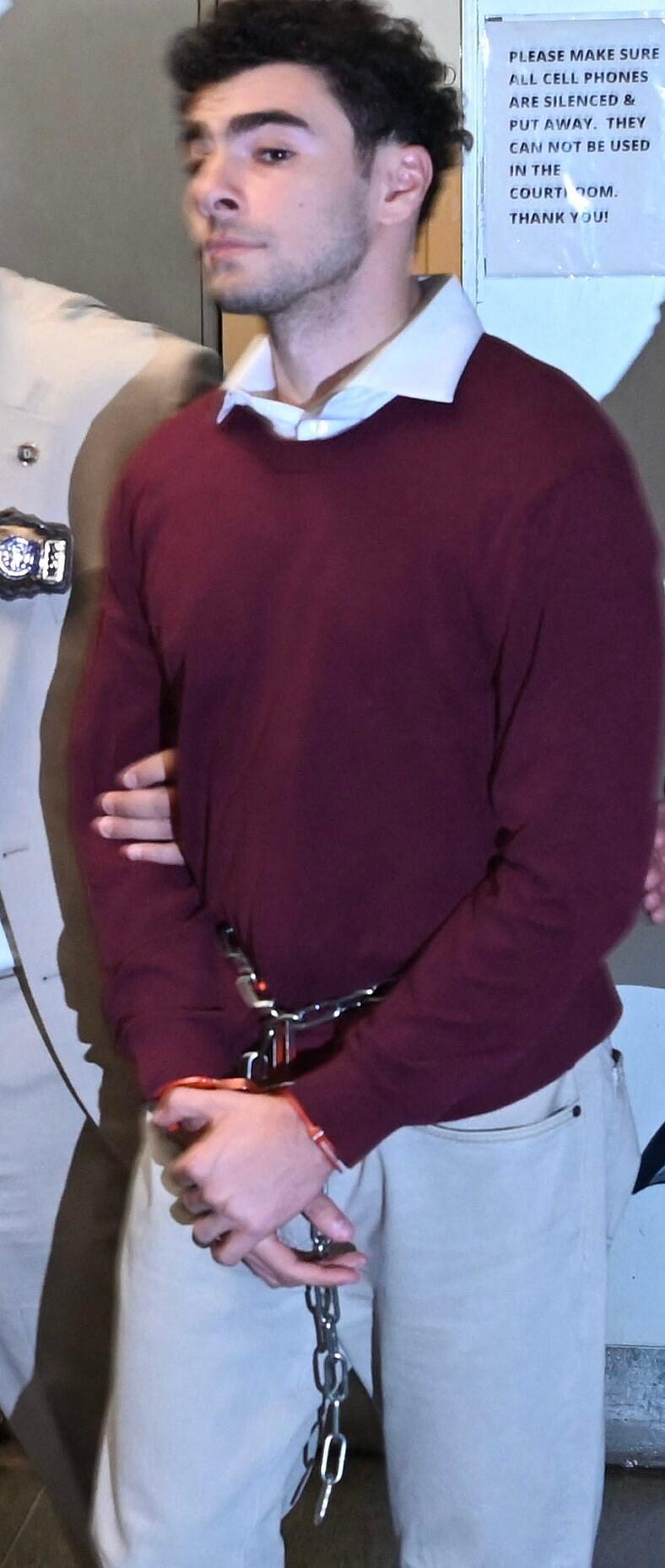 Luigi Mangione exits courtroom at manhattan criminal courthouse in new york city after being arraigned in murder of unitedhealthcare CEO Brian Thompson