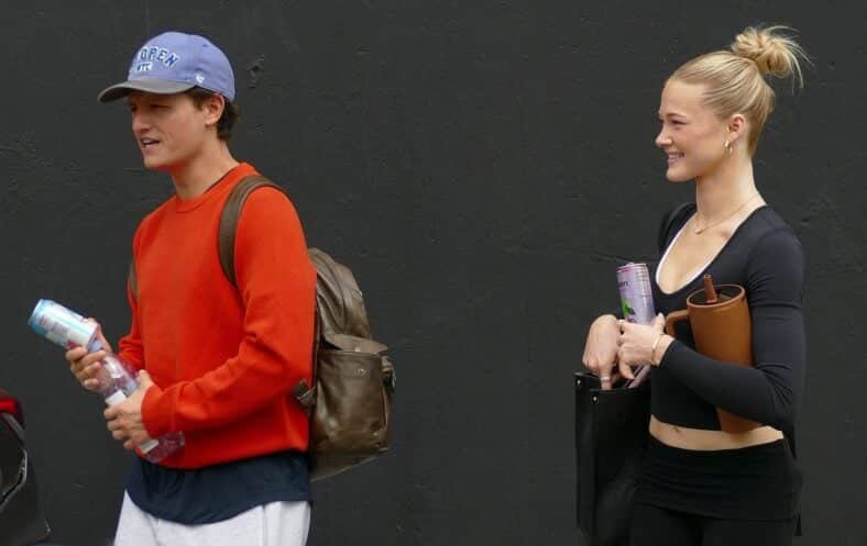 Connor Wood is seen leaving the 'Dancing With The Stars' rehearsals