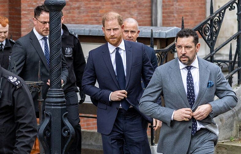 Prince Harry Leaves High Court In London