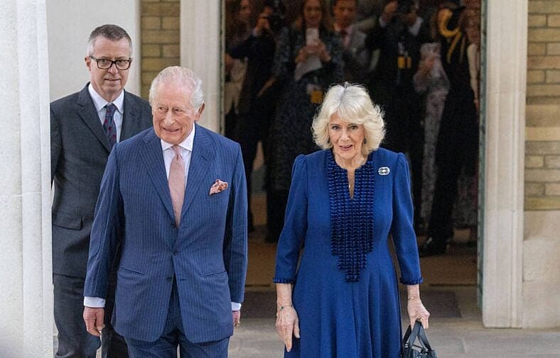 King Charles And Queen Camilla Visit Queen Elizabeth II: Her Life In Style Exhibiti