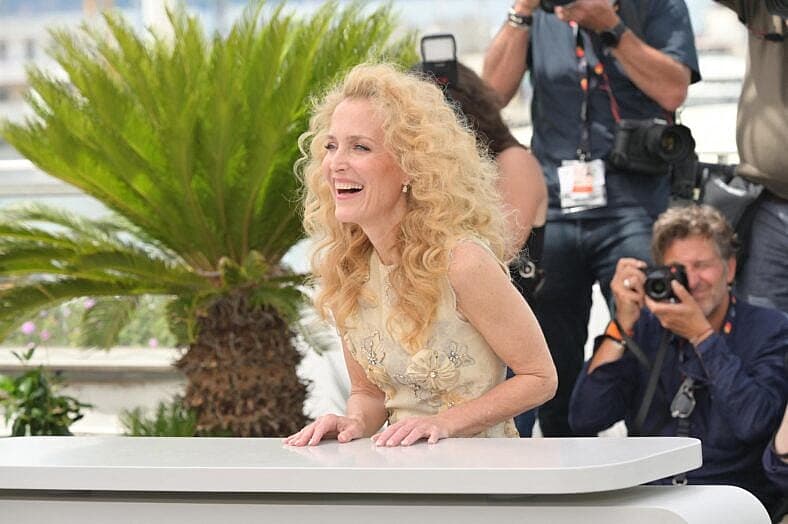 Gillian Anderson at Teenage Sex and Death at Camp Miasma Photocall in Cannes