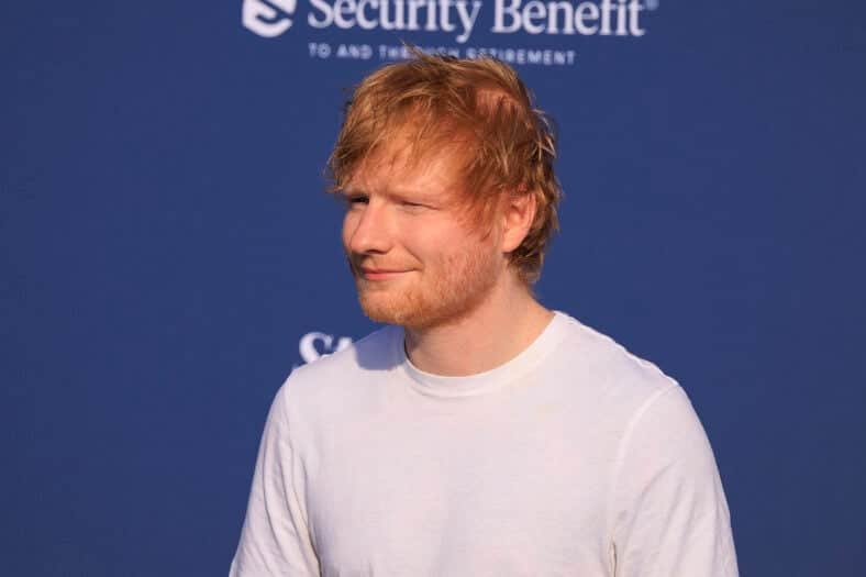 Ed Sheeran at the 2024 Blue Diamond Gala