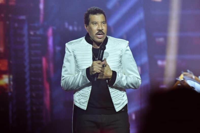 Lionel Richie Performs At The Movistar Arena In Madrid