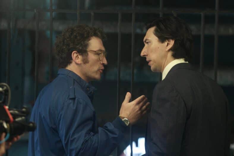 Adam Driver , Miles Teller. filming &ldquo;Paper Tiger