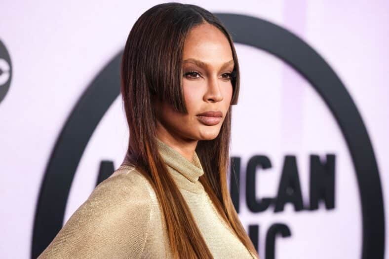 Joan Smalls at the 2022 American Music Awards