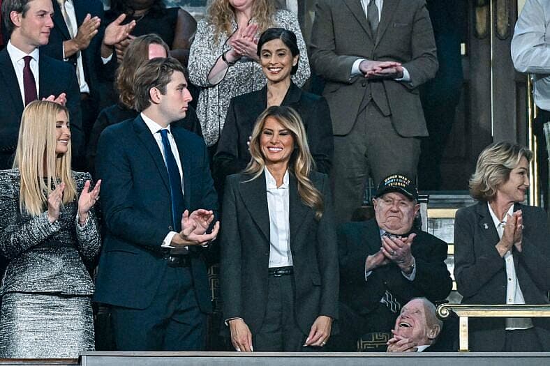 Barron Trump at the Trump 2026 State of the Union Address