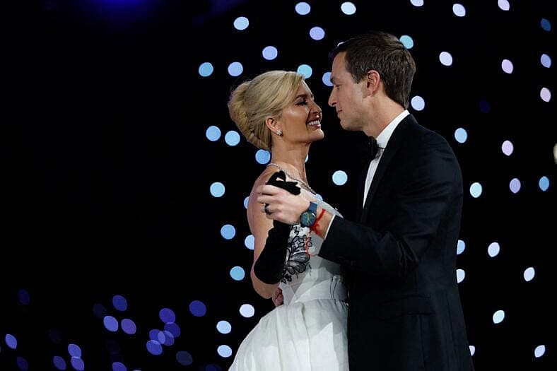 Ivanka Trump and Jared Kushner on the dance floor