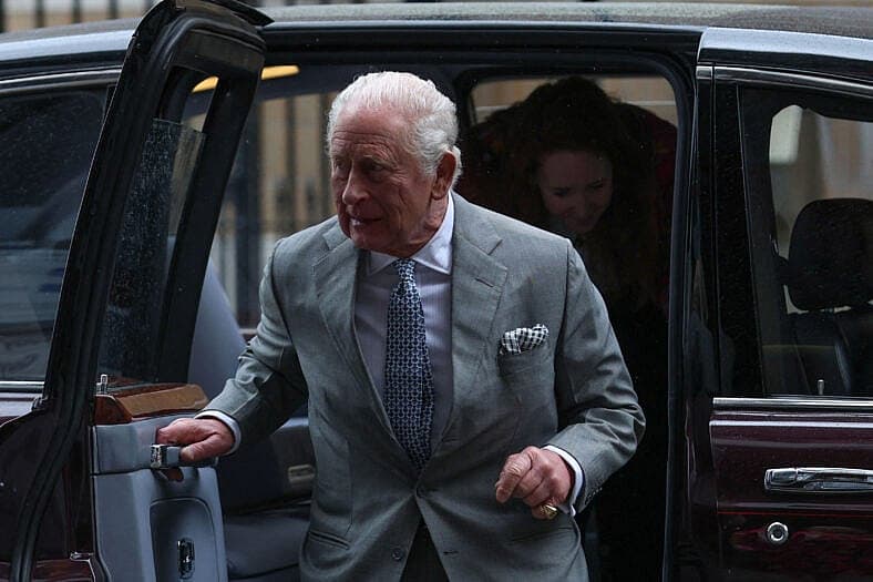 King Charles III Visits Guy's Hospital Cancer Centre