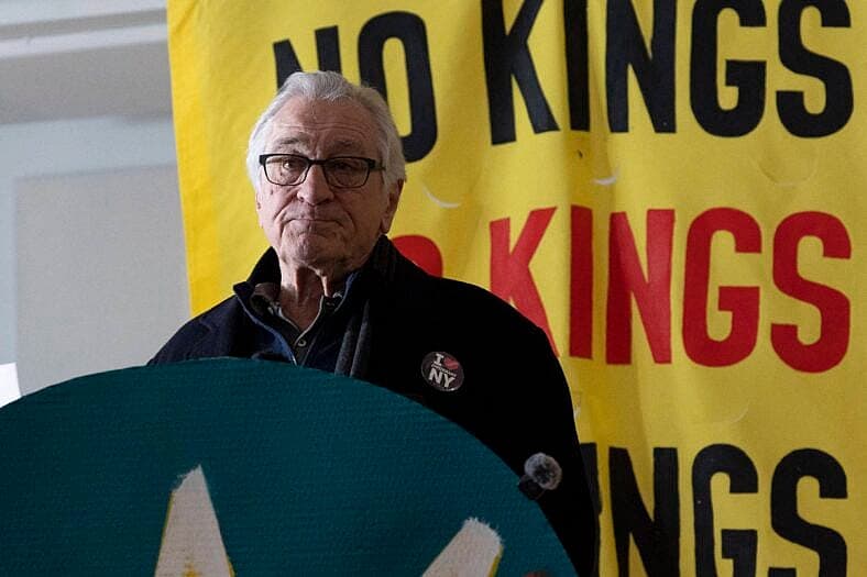 Robert DeNiro at No Kings Press Conference