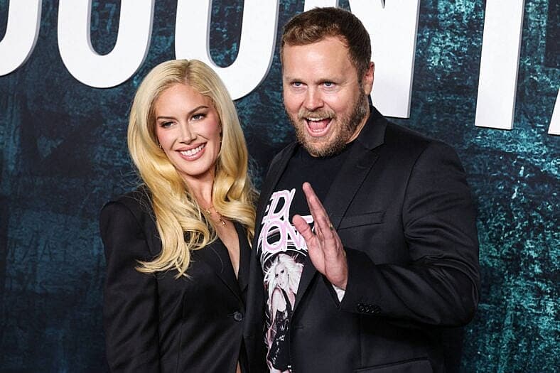 Spencer Pratt and Heidi Montag at Los Angeles Premiere Of Amazon MGM Studios' 'The Accountant 2'