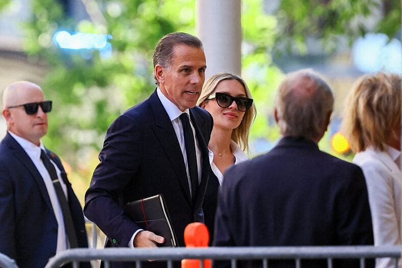 Hunter Biden arrives in court