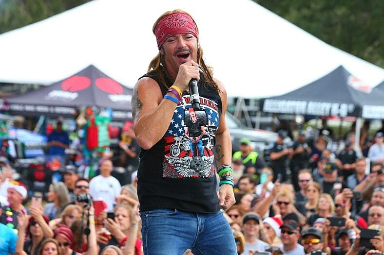 Bret Michaels performs during the 31st Annual SFPC Toys in the Sun Run