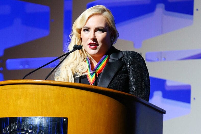 Meghan McCain receives the Lilla Watson Medal during the Diversity Honors dinner