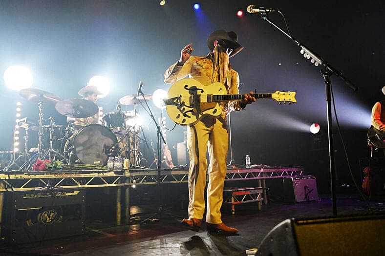 Orville Peck performing at Roundhouse in London