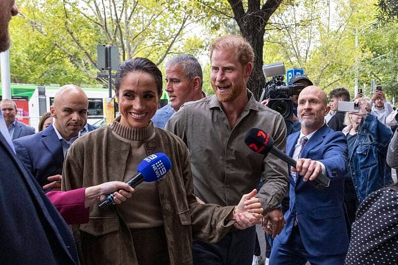 Prince Harry And Meghan Markle In Melbourne, Australia - 14 APRIL 2026