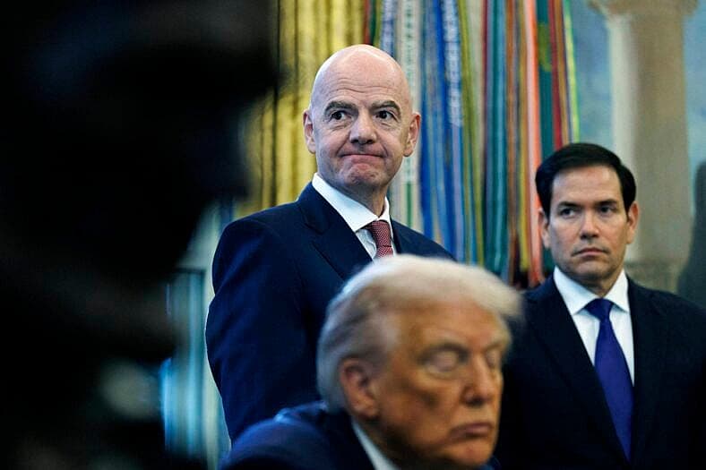 Trump FIFA Task Force Meeting In The Oval Office