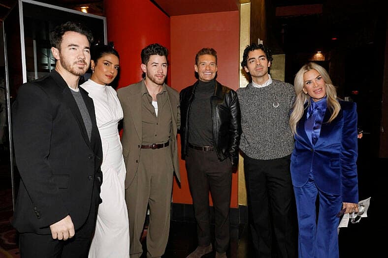 Ceremony Honoring Jonas Brothers With Hand And Foot Prints