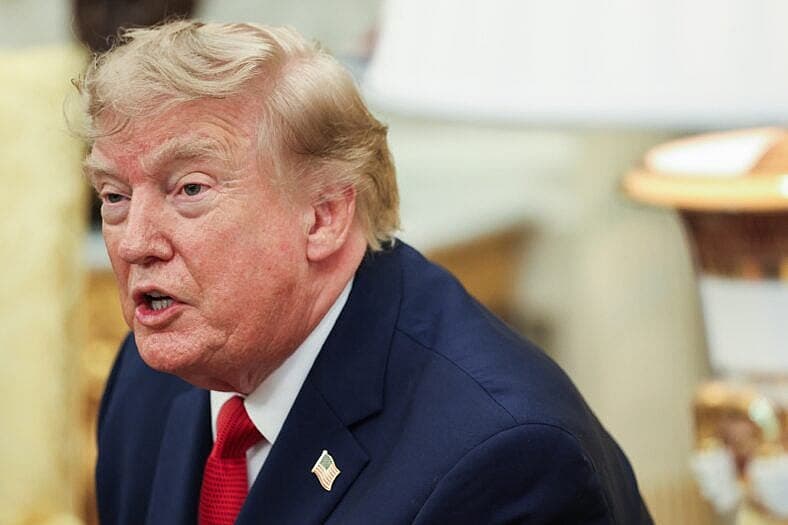 DC: President Donald Trump hosts Lifeguard Ryder Williams in the Oval Office