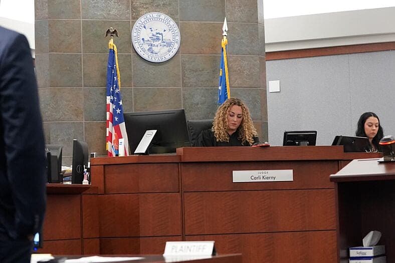 Duane ‘Keefe D.’ Davis appears at the 9th District Court in Las Vegas, Nevada, for a hearing on August 27, 2024. .