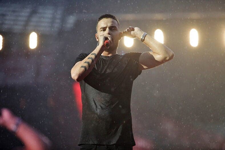Liam Payne seen here performing 